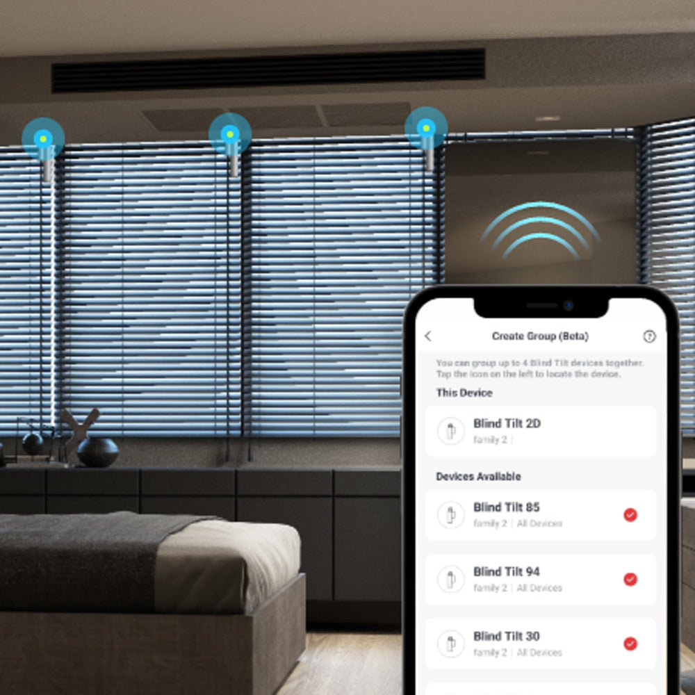 SwitchBot Blind Tilt motorisierter Jalousieöffner Szene App