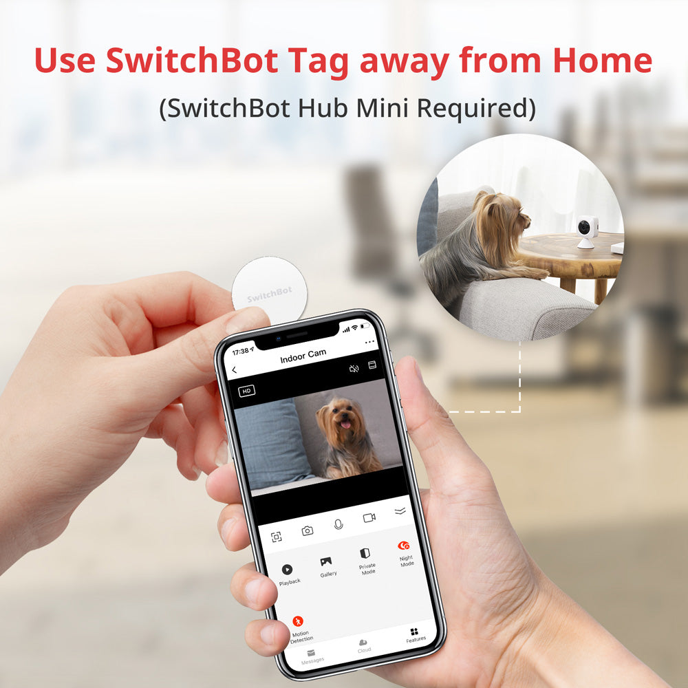 SwitchBot SmartTag NFC Dot Indoor Kamera