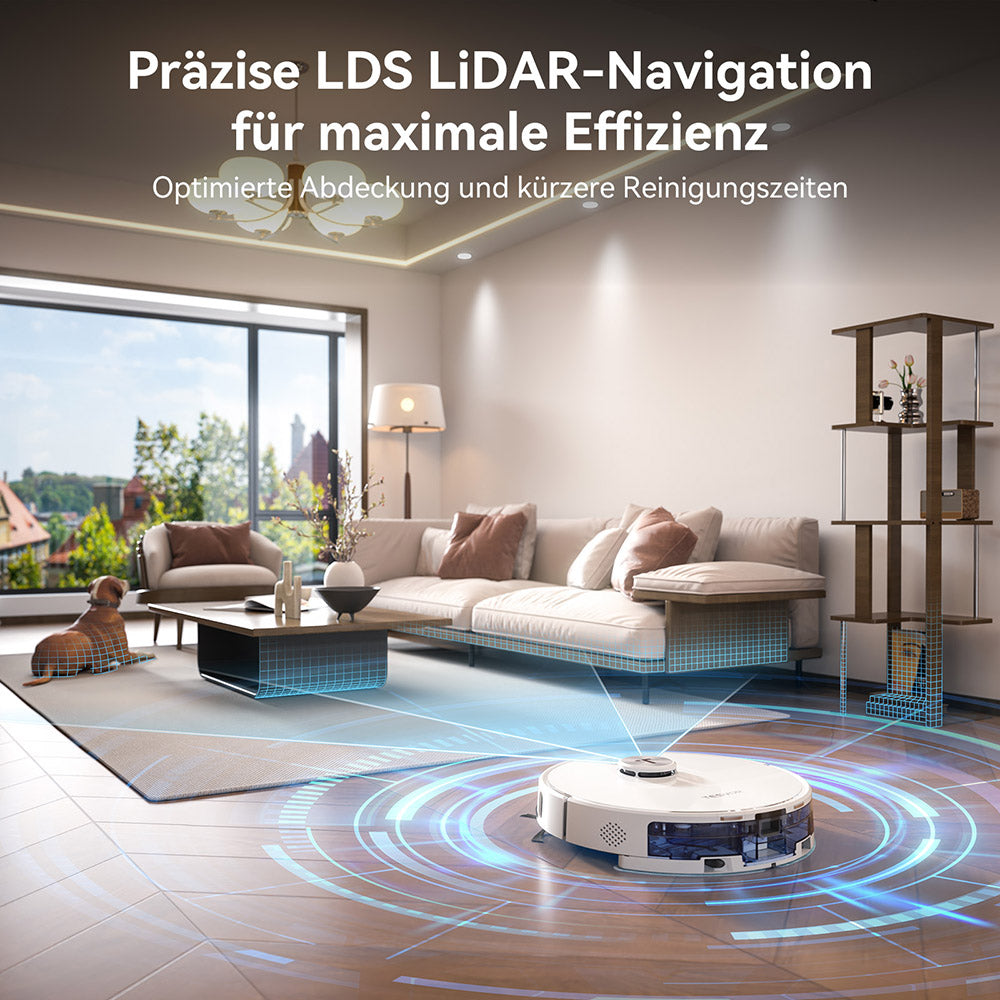 Tesvor S8 Max Saug und Wischroboter Navigation