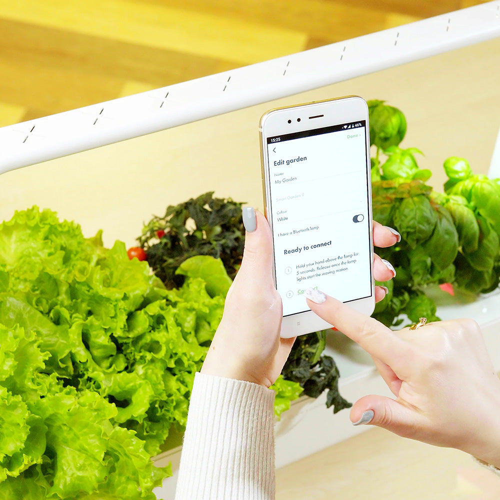 Click & grow Smart Garden 9 Pro - Indoor Kräutergarten (Farbe: weiß)