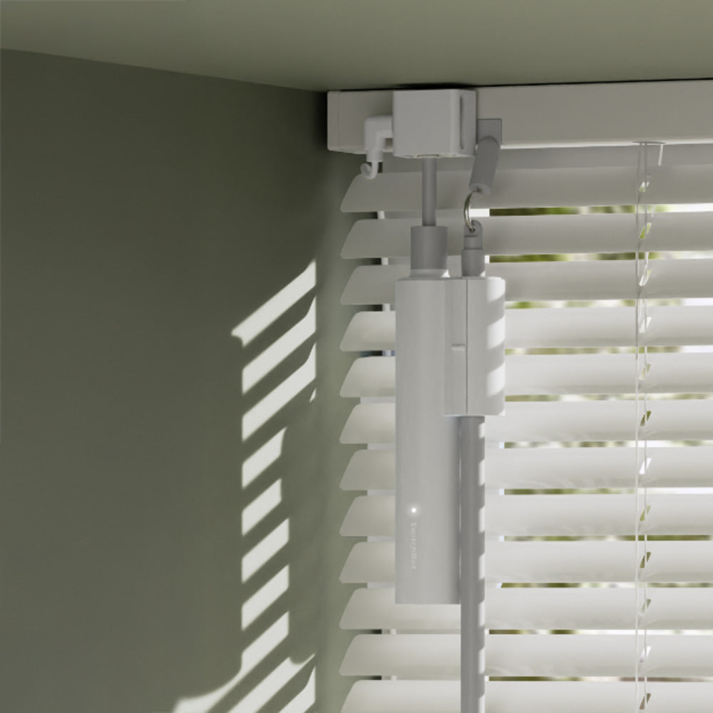 SwitchBot Blind Tilt motorisierter Jalousieöffner Szene Jalousie 2