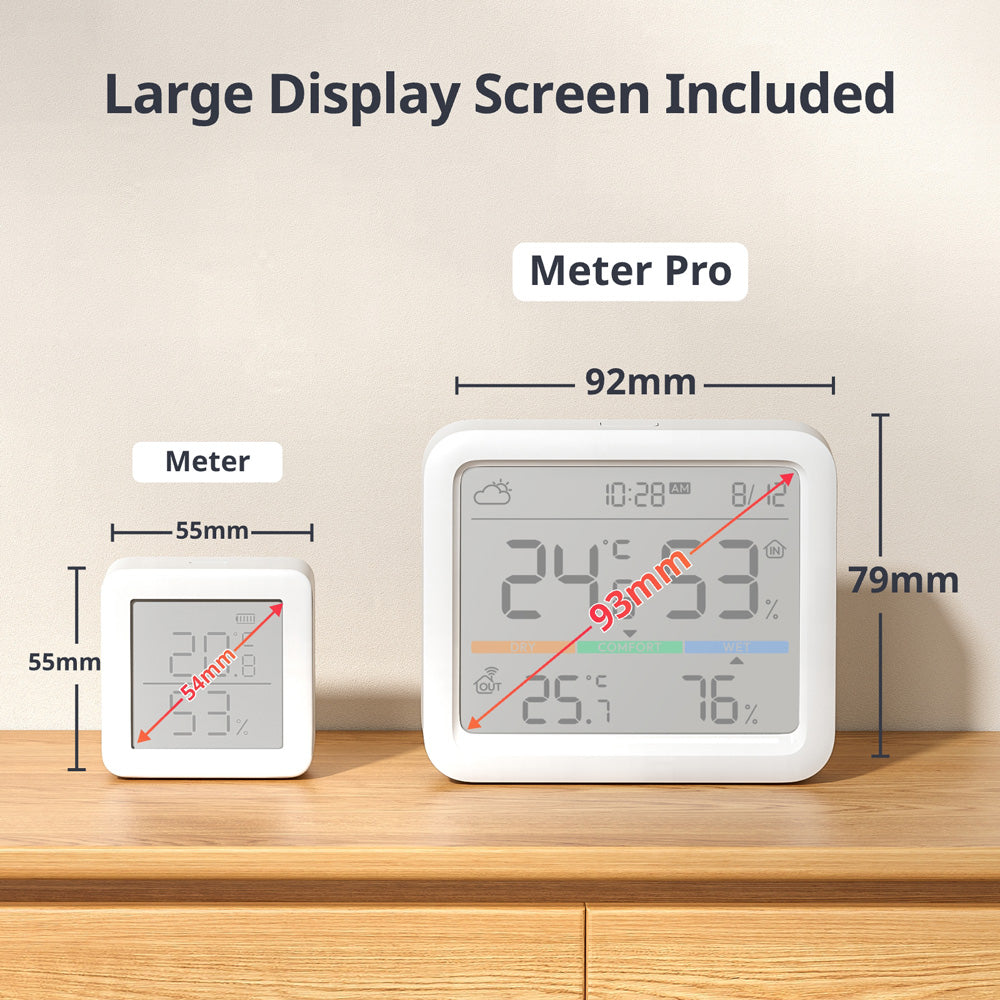 SwitchBot Meter Pro Wetterstation Abmessungen