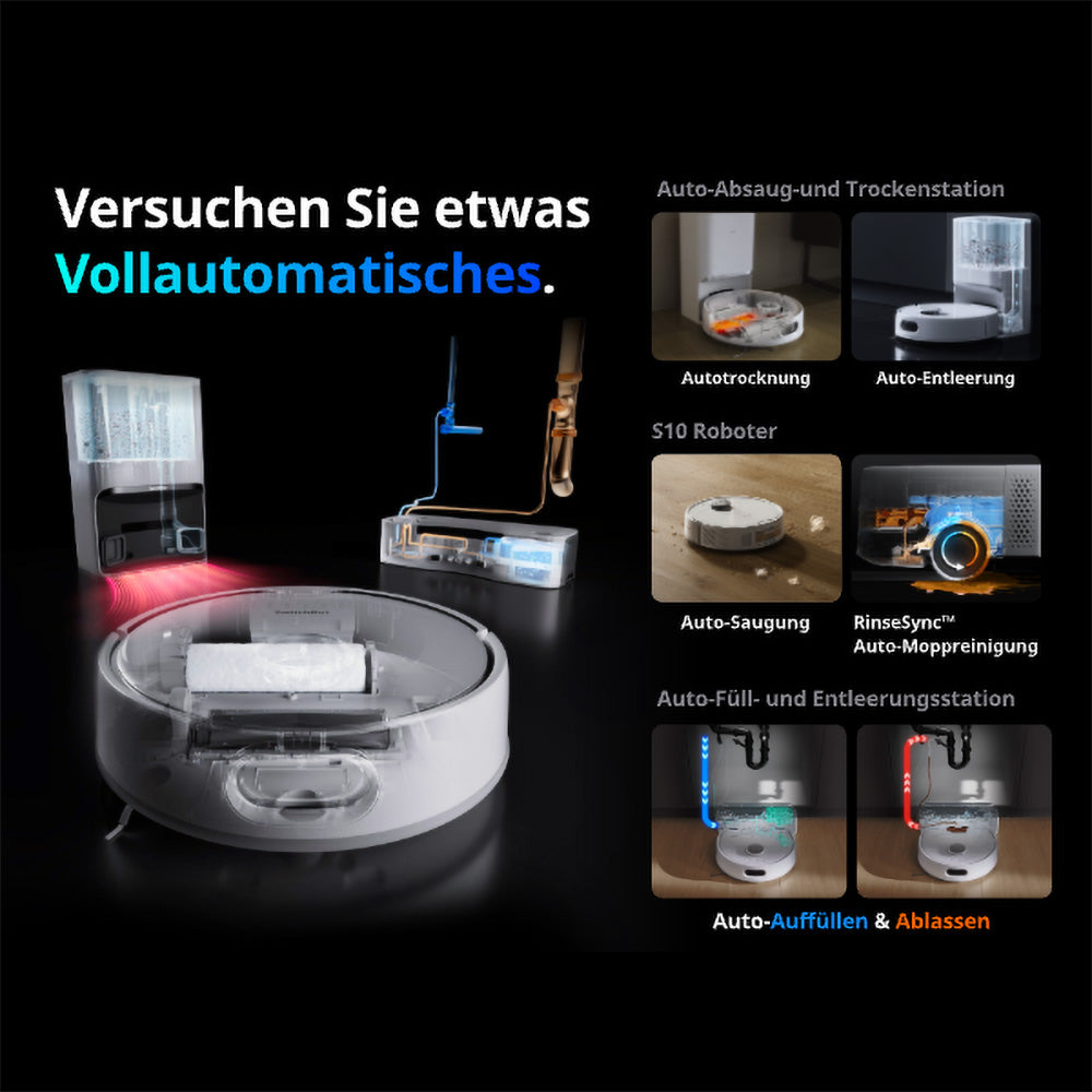 SwitchBot S10 Saug und Wischroboter vollautomatisch