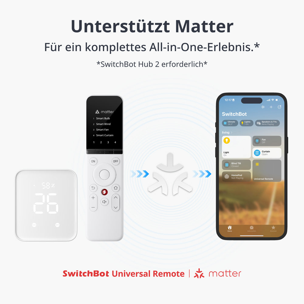 SwitchBot Universal Remote All-in-One smarte Fernbedienung All-in-one Lösung