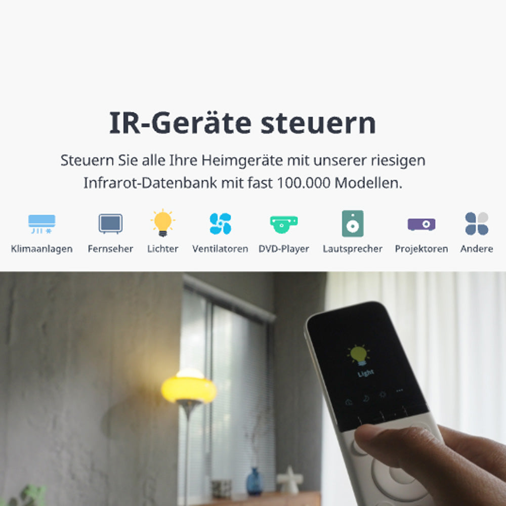 SwitchBot Universal Remote All-in-One smarte Fernbedienung IR Geräte steuern