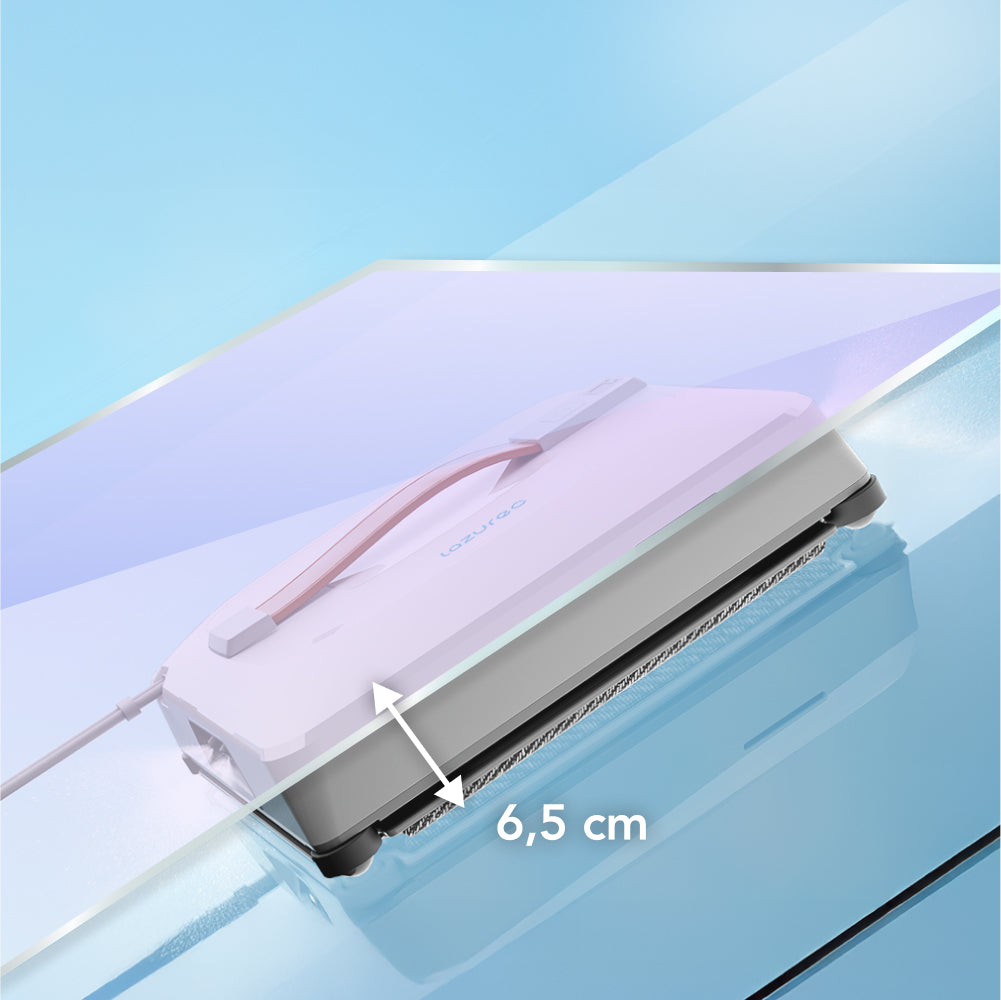 Ultraflach mit nur 6,5 cm Höhe – ideal für enge Zwischenräume